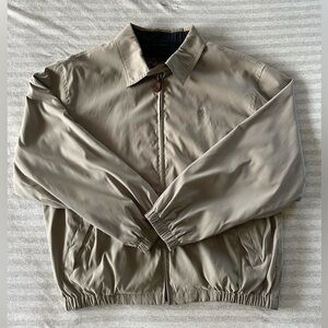 Timberland Men’s Weather Gear Light Weight Zip Up Jacket (Khaki color)